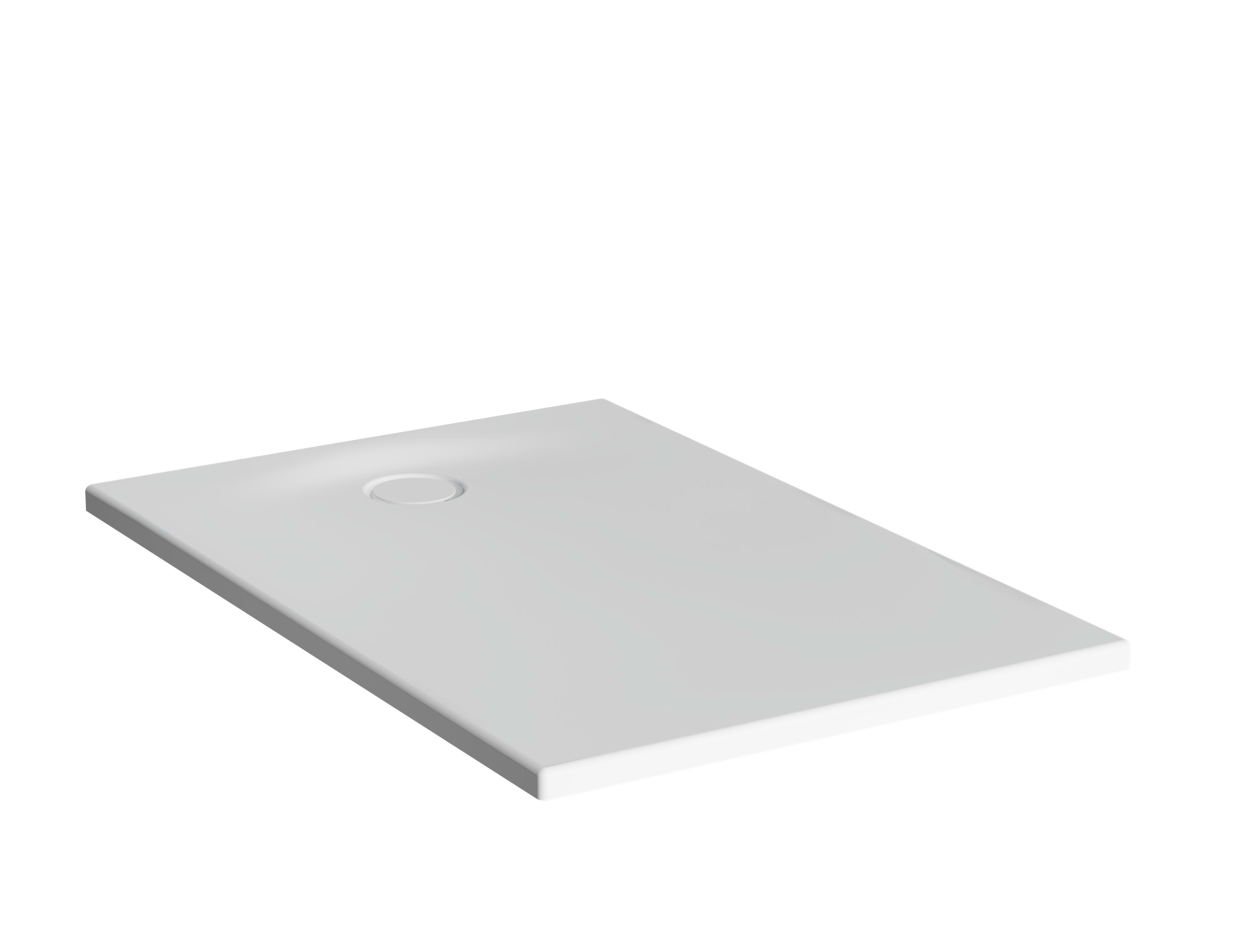 Leaf Rectangle Shower Tray - 120x80cm - Textured White
