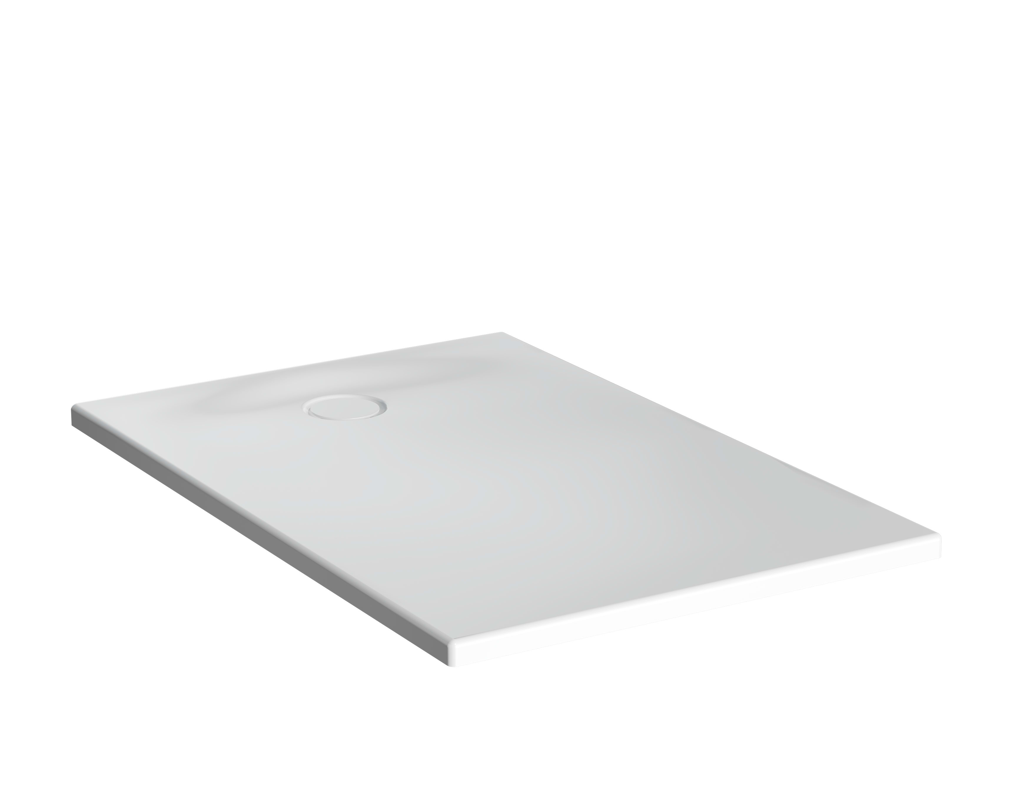 Leaf Rectangle Shower Tray - 120x80cm - White