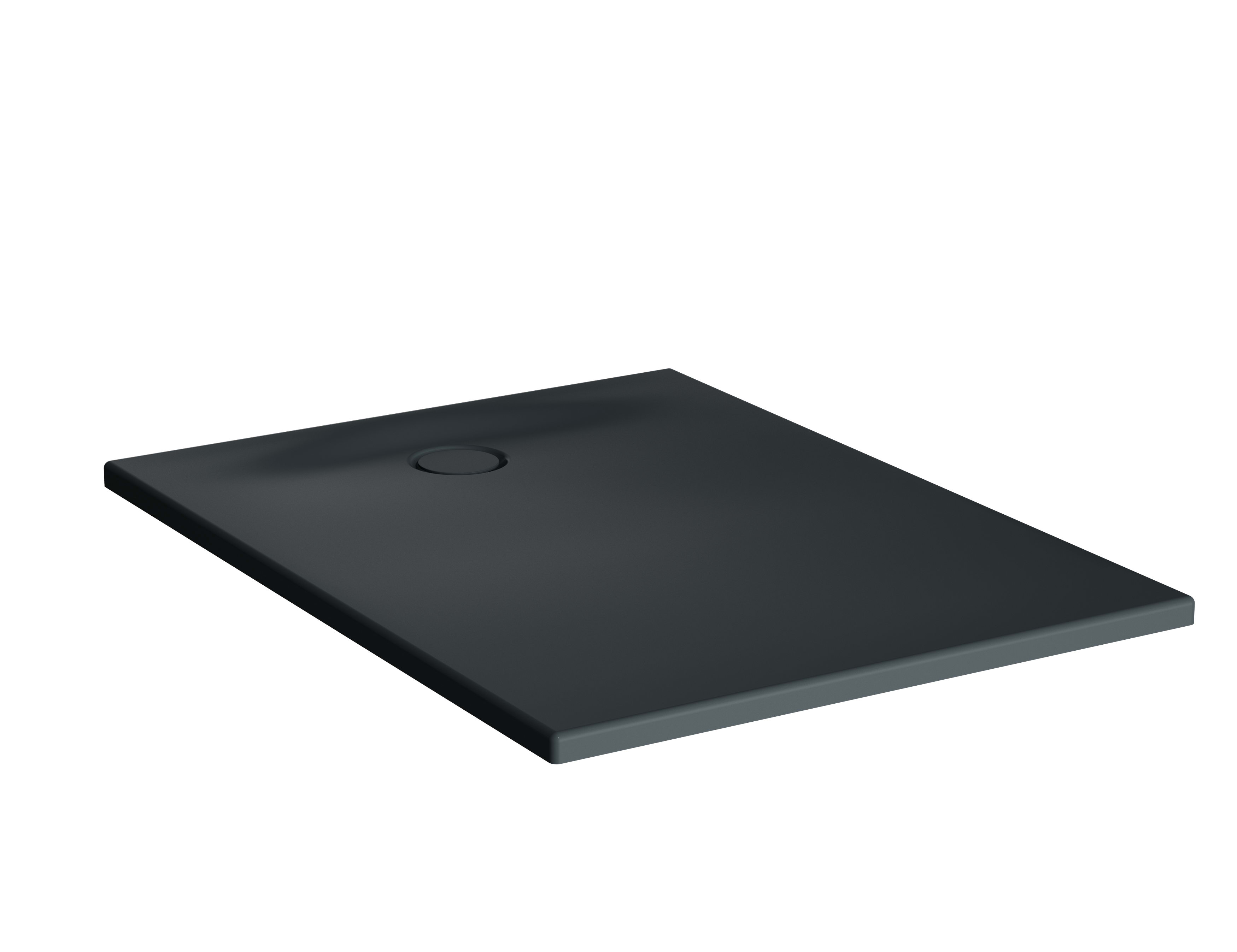 Leaf Rectangle Shower Tray - 120x90cm - Textured Anthracite