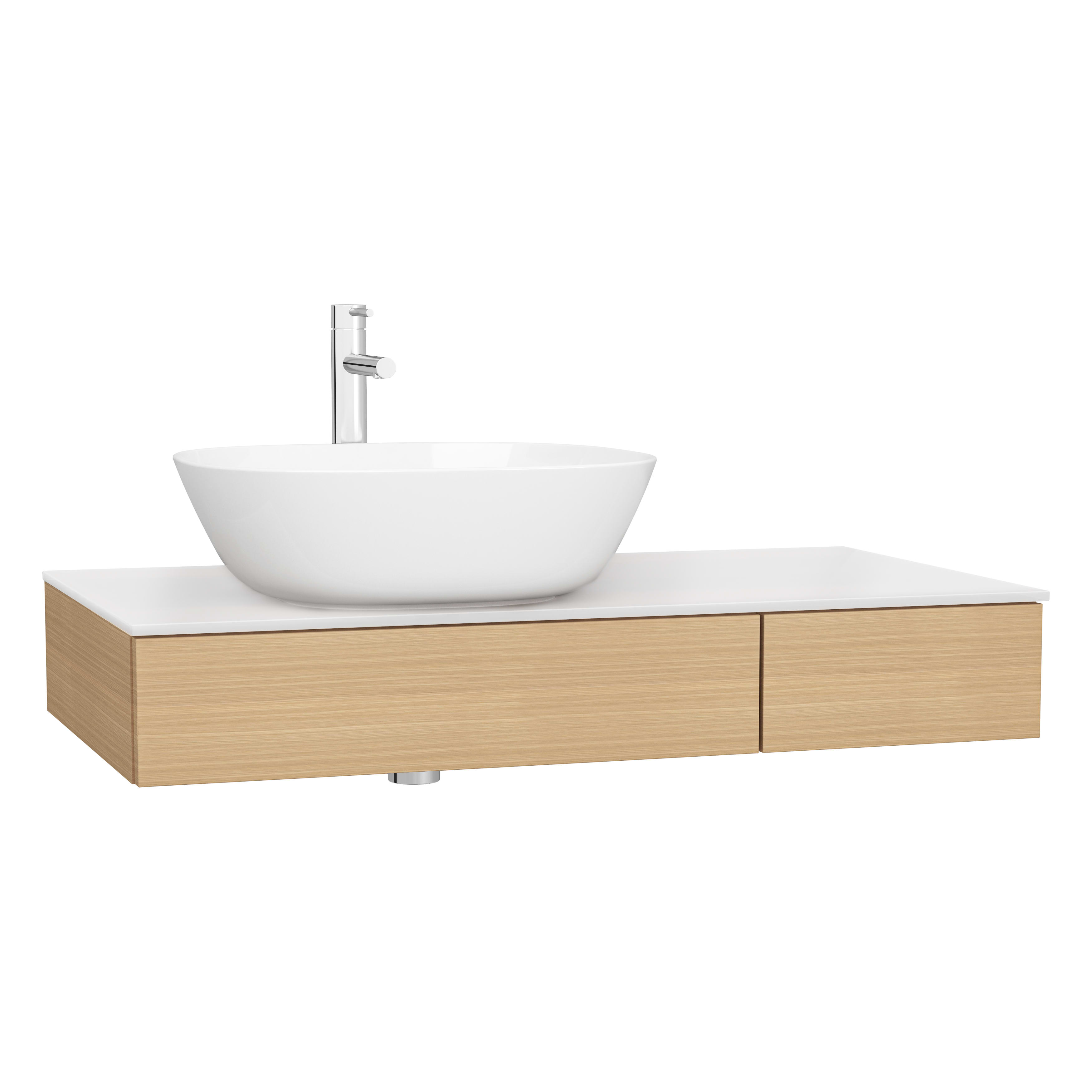 Origin Vanity Unit - Flat Oak