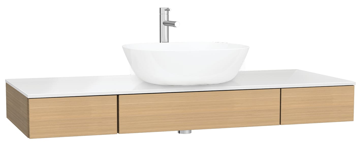 Origin Vanity Unit - Flat Oak