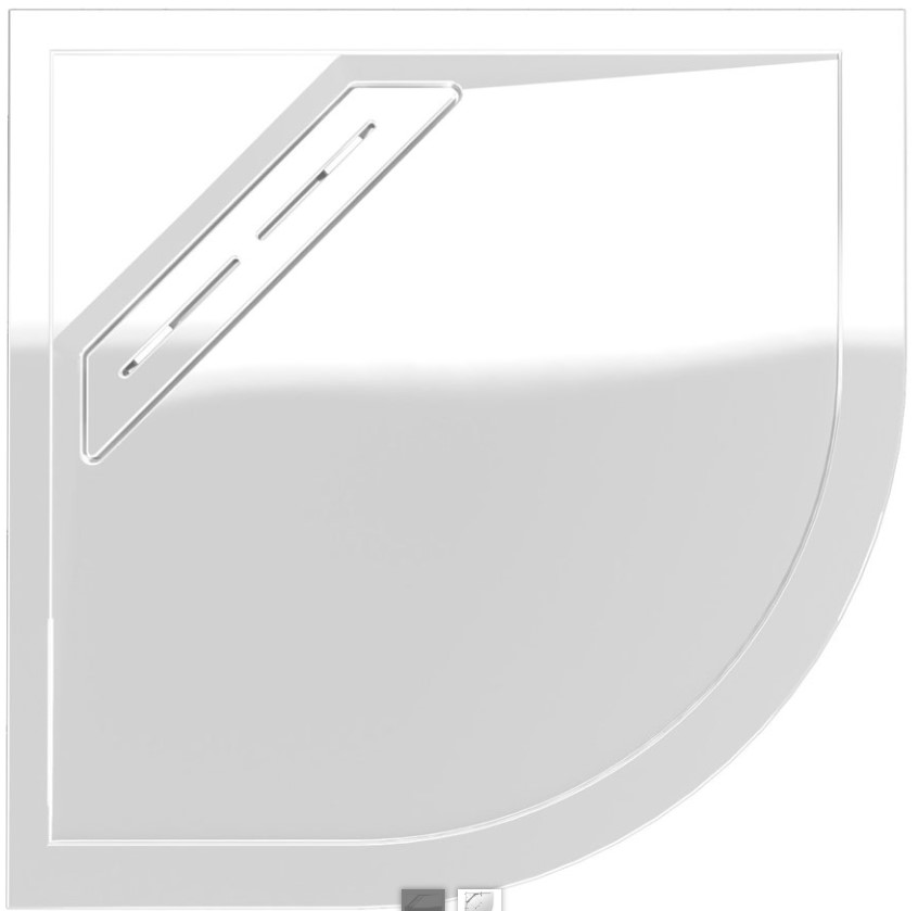 Kudos Connect2 Offset Quadrant Slip Resistant Shower Tray 1200 x 900mm Left Hand