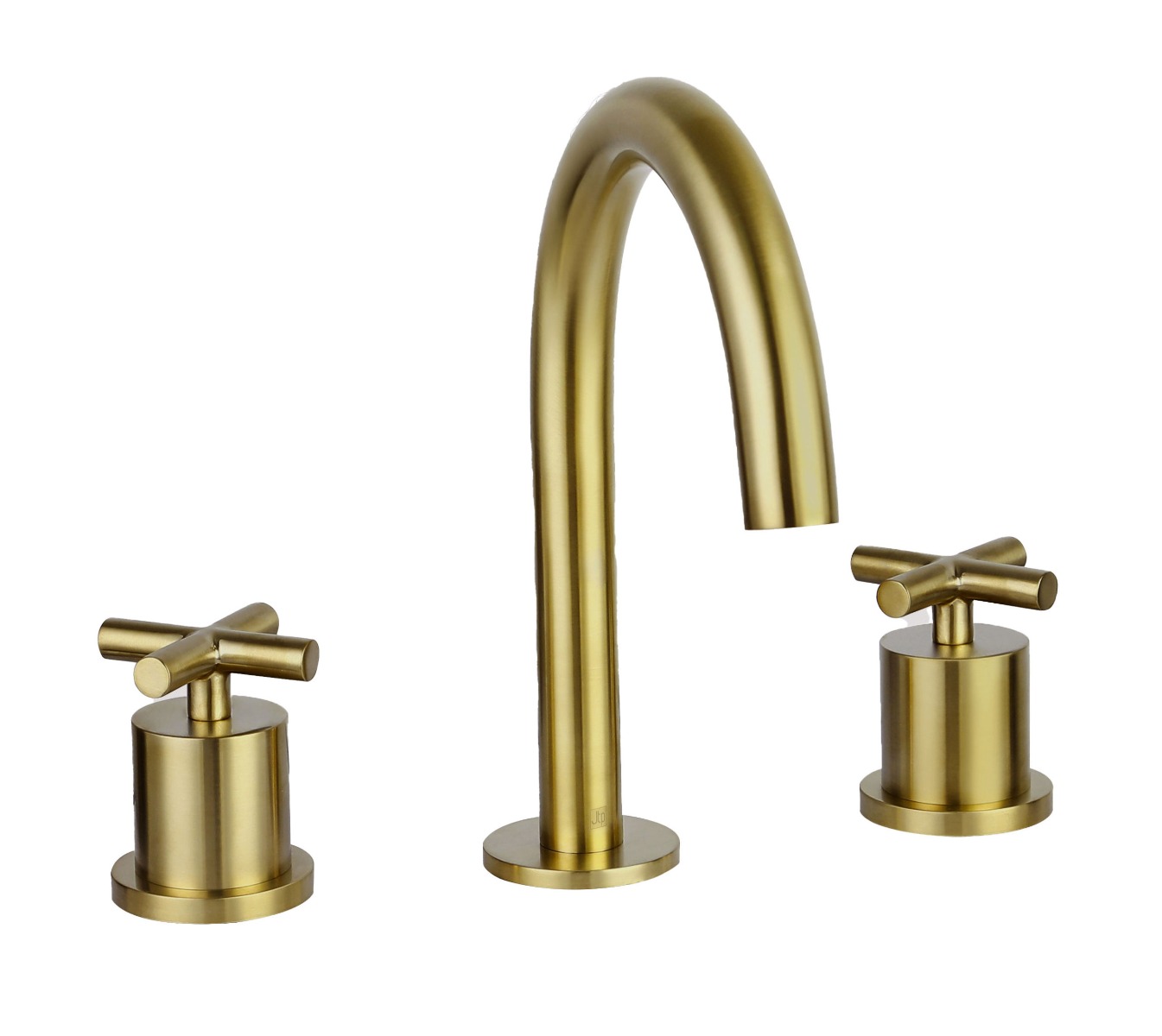 JTP - Solex 3 hole deck mounted basin mixer Brushed Brass