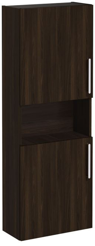 Vitra Root Flat Short unit, compact, 50cm, LHH Walnut