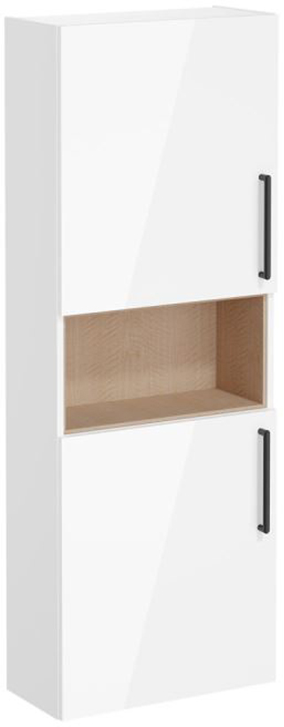 Vitra Root Flat Short unit, compact, 50cm, LHH High Gloss White