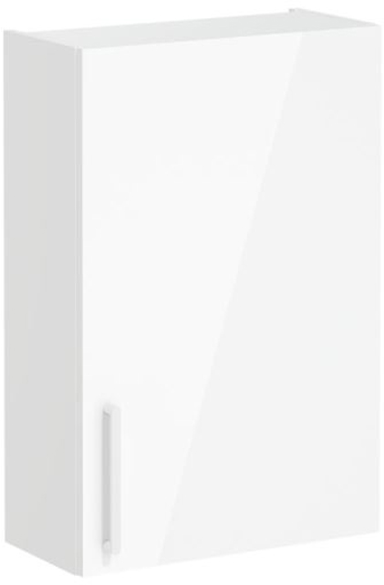 Vitra Root Flat Upper Unit, compact, 55cm, RHH High Gloss White