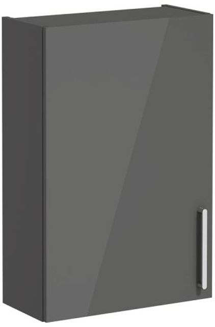 Vitra Root Flat Upper Unit, Compact, 55cm, LHH High Gloss Anthracite