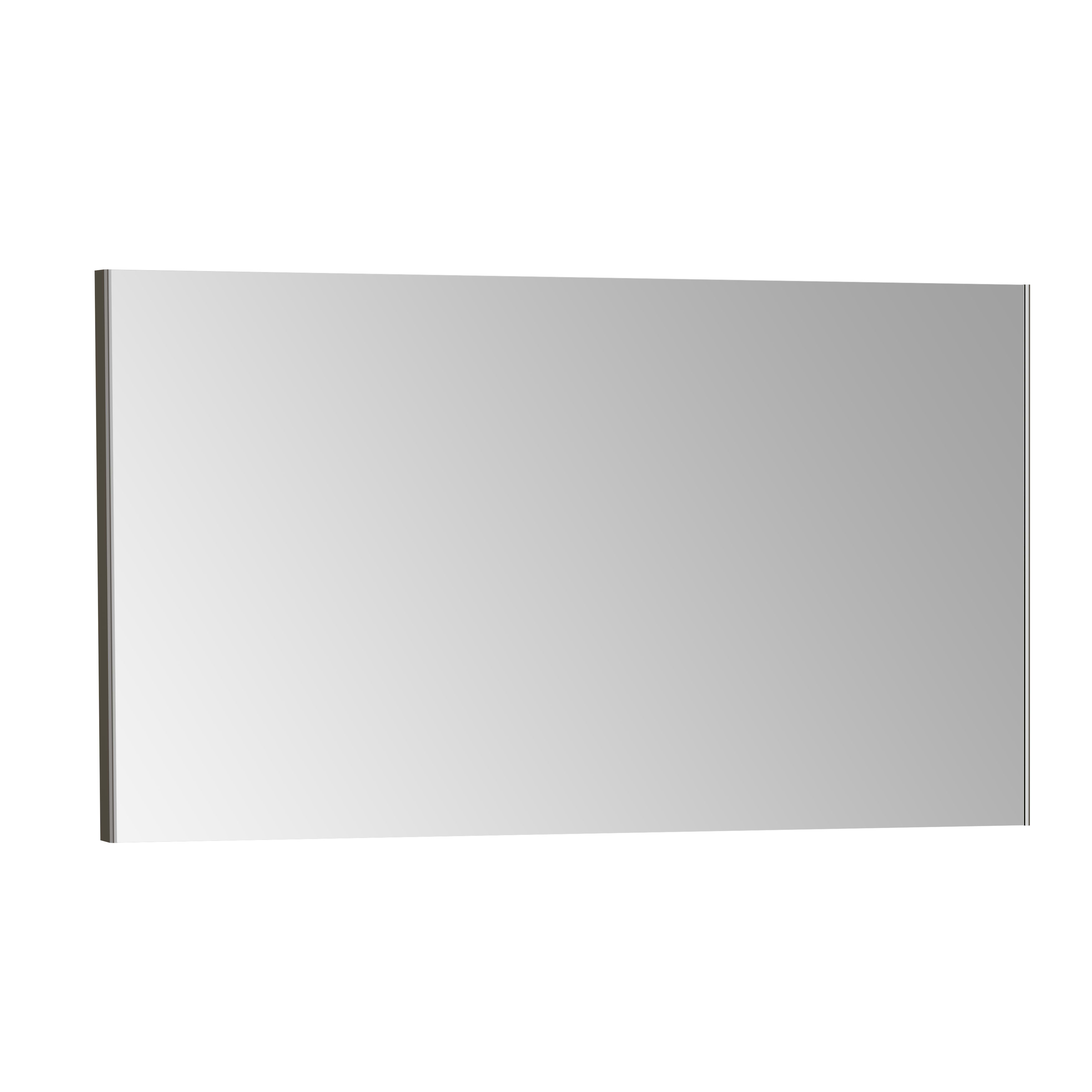 Mirror 120 cm - Brushed Chrome