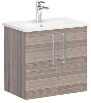 Vitra Root Flat Washbasin Unit with doors, compact, 60cm Cordoba