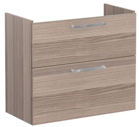 Vitra Root Flat Washbasin Unit with 2 drawers, compact, 80cm Cordoba