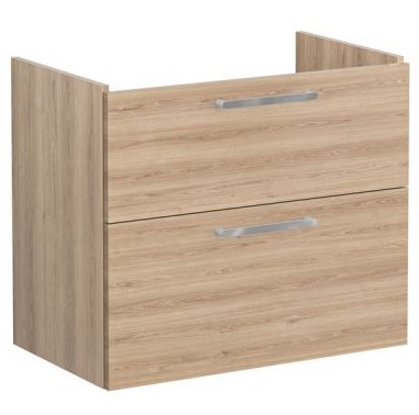 Root Flat Washbasin Unit 60cm, Cordoba, with two drawers