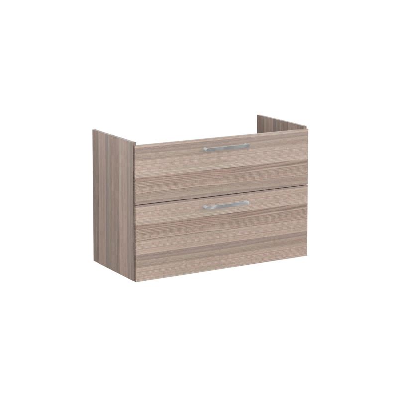 Root Flat Washbasin Unit 100cm, Cordoba, with two drawers