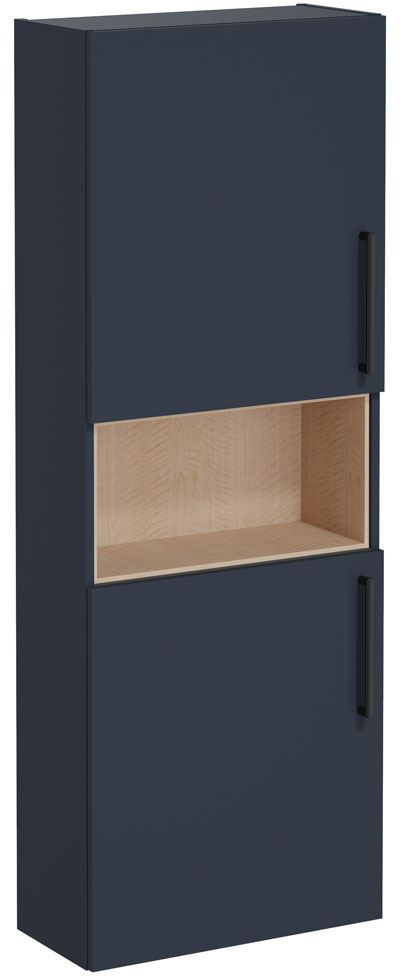 Vitra Root Flat Short unit, compact, 50cm, LHH Matt Dark Blue