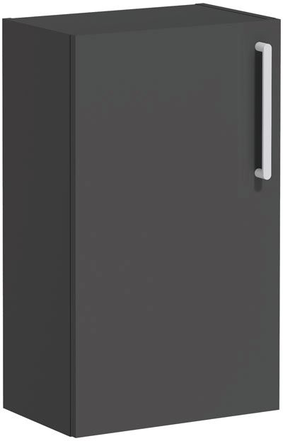 Vitra Root Flat Lower Unit Compact, 40cm, LHH Matt Storm Grey