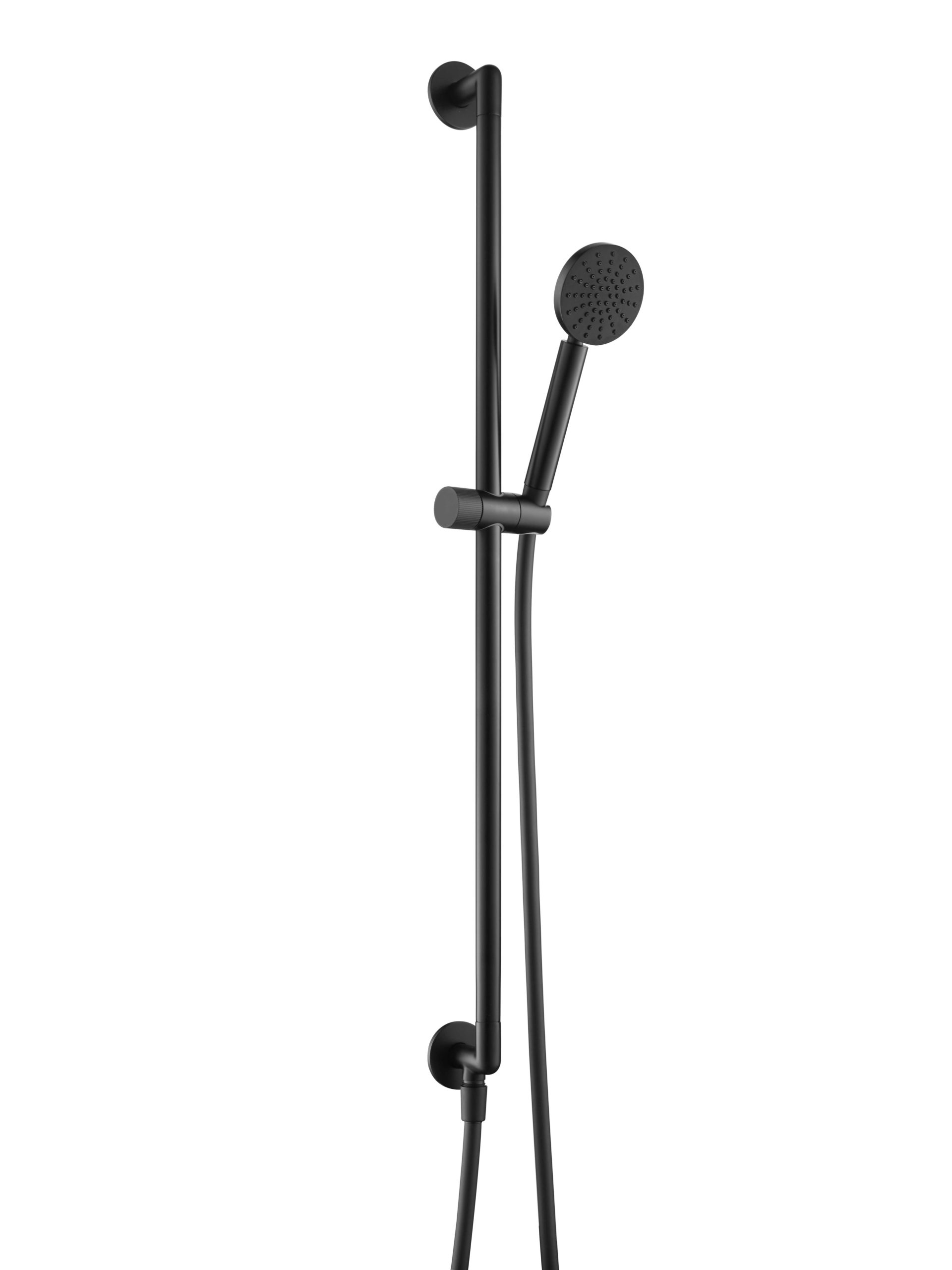 JTP - Slide Rail with Round Shower Handle and Hose with bottom outlet