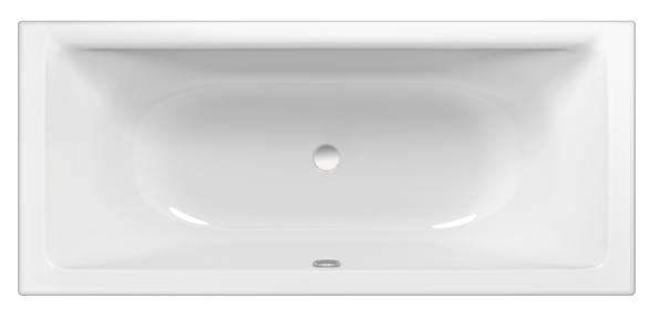 Bette Free rectangular bath, built-in pergamon - 1700 × 750mm
