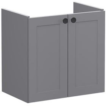 Vitra Root Classic Washbasin Unit 60cm Matt Grey