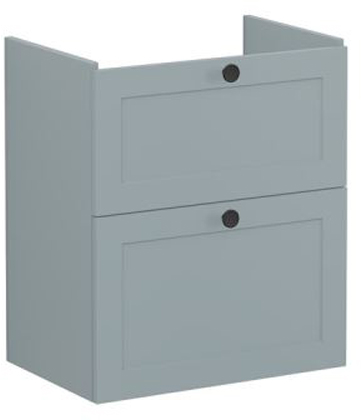 Vitra Root Classic Washbasin Unit 60cm Matt Fjord Green