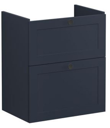 Vitra Root Classic Washbasin Unit 60cm Matt Dark Blue