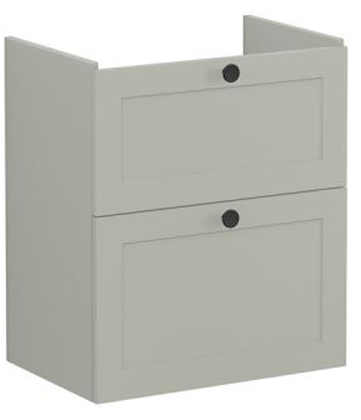 Vitra Root Classic Washbasin Unit 60cm Matt Retro Green