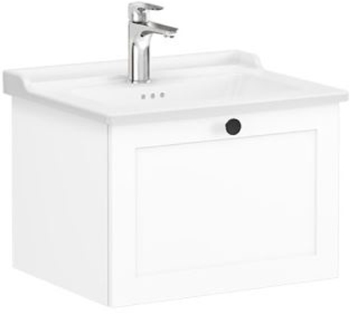 Vitra Root Classic Washbasin Unit & Basin 60cm Matt White