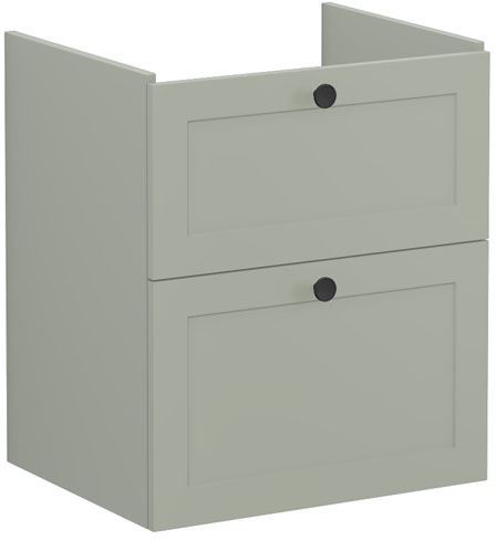 Vitra Root Classic Washbasin Unit 60cm Matt Retro Green