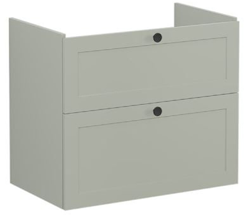 Vitra Root Classic Washbasin Unit 80cm Matt Retro Green