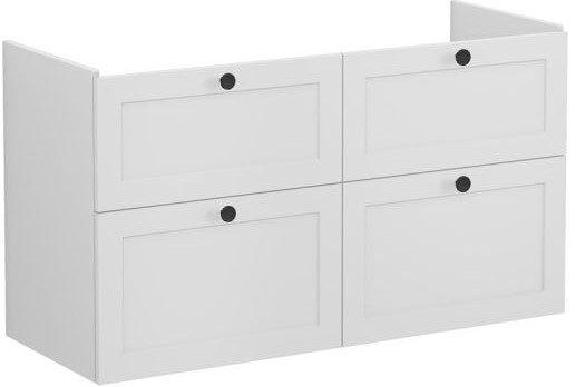 Root Classic Washbasin Unit 120cm, Matt Retro Green, with four drawers