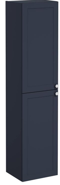 Root Classic Tall Unit Tall unit, left hand hinged, 40cm, Matt Dark Blue