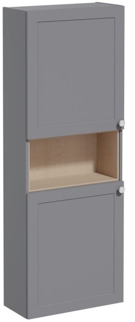 Root Classic Tall Unit Short unit, left hand hinged, compact, 50cm, Matt Fjord Green