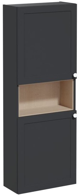 Root Classic Tall Unit Short unit, left hand hinged, compact, 50cm, Matt Graphite