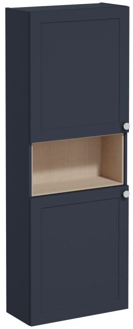 Root Classic Tall Unit Short unit, left hand hinged, compact, 50cm, Matt Dark Blue