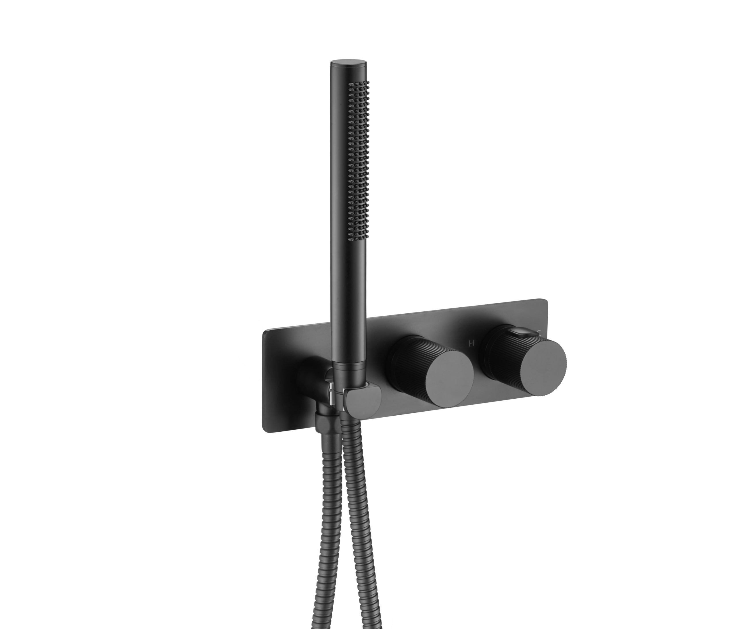 JTP - VOS Thermostatic Concealed 2 Outlet Shower Valve, Handset