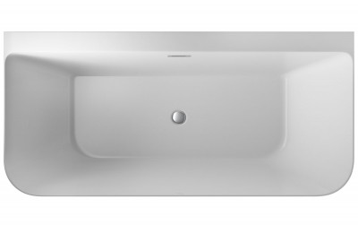 Trojan Darlington D Shape Floorstanding Bath NTH 1700 x 800mm - White