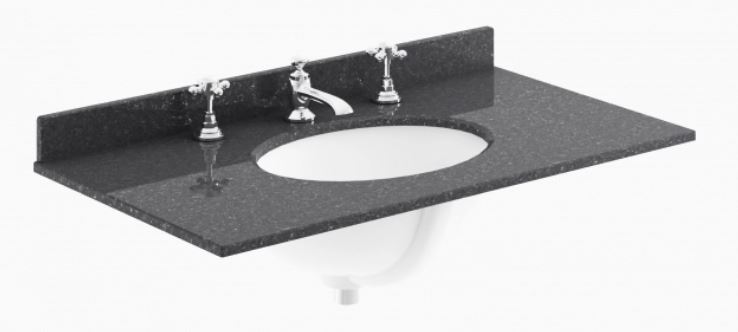 BAYC230 800MM MARBLE SINGLE BOWL 3 TAP HOLE