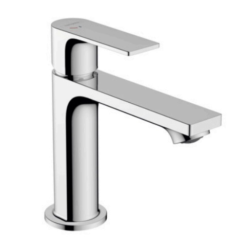 Rebris E Single lever basin mixer 110 CoolStart with pop-up waste set - Chrome