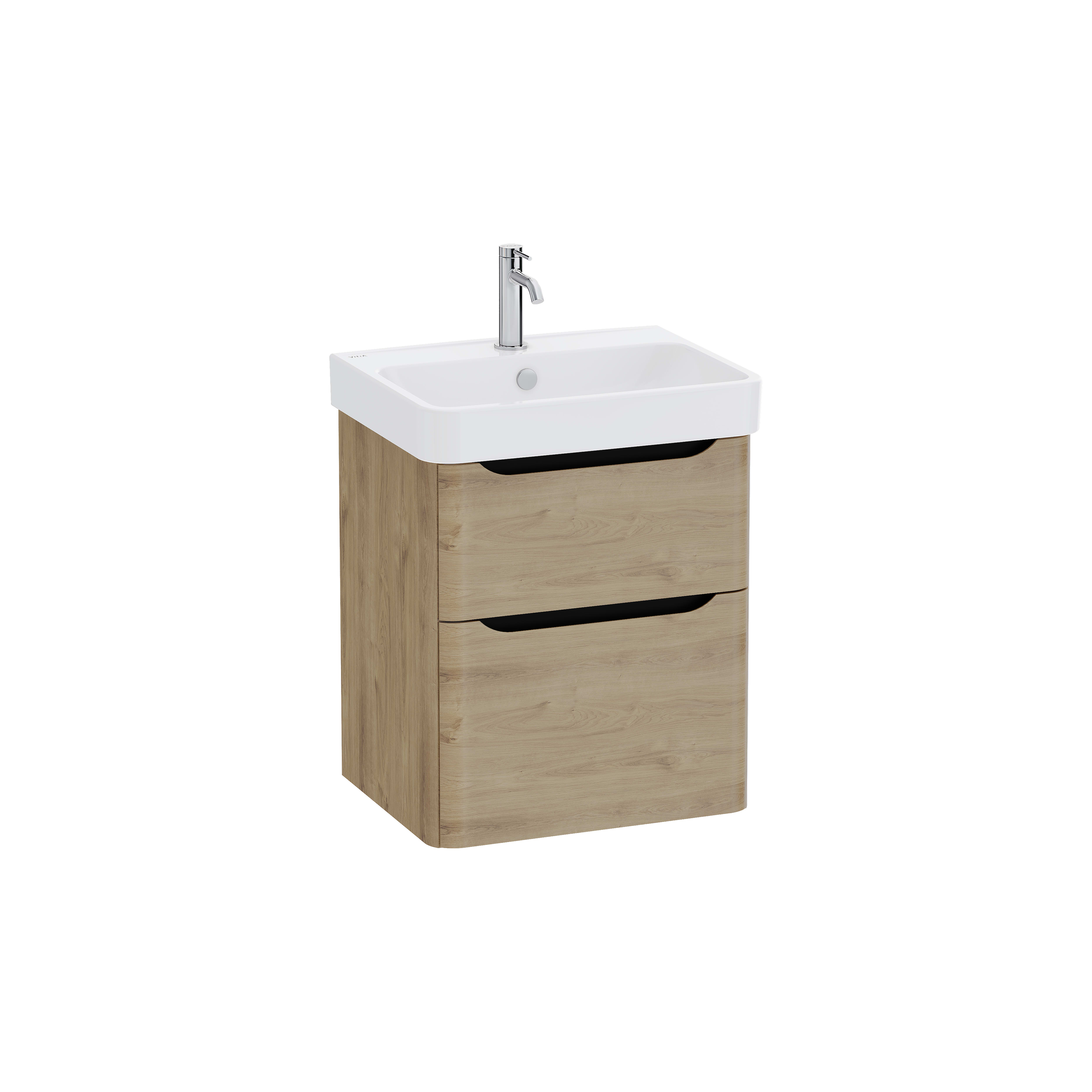Sareta Round Wall-hung Washbasin Unit – 60 cm