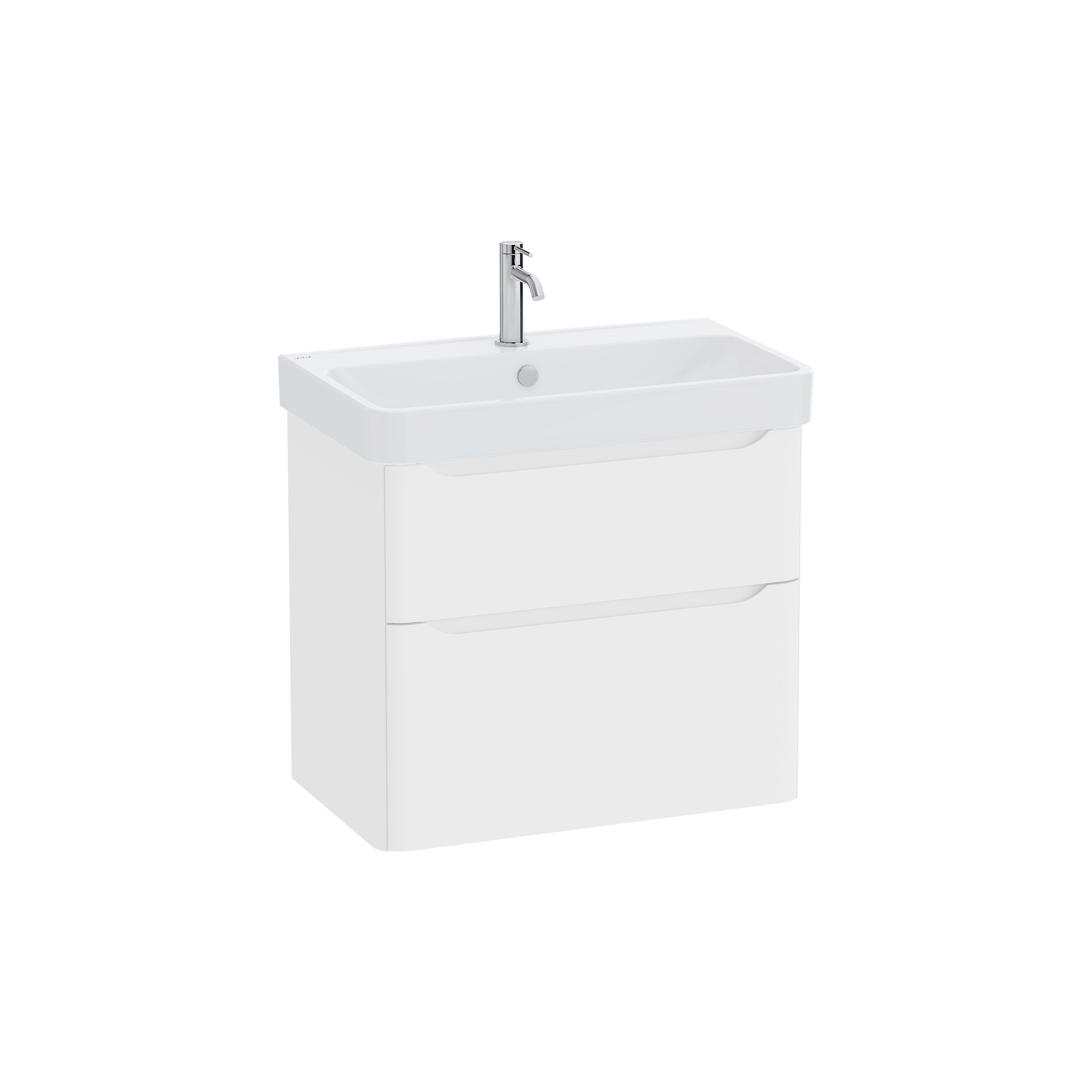 Sareta Round Wall-hung Washbasin Unit – 80 cm