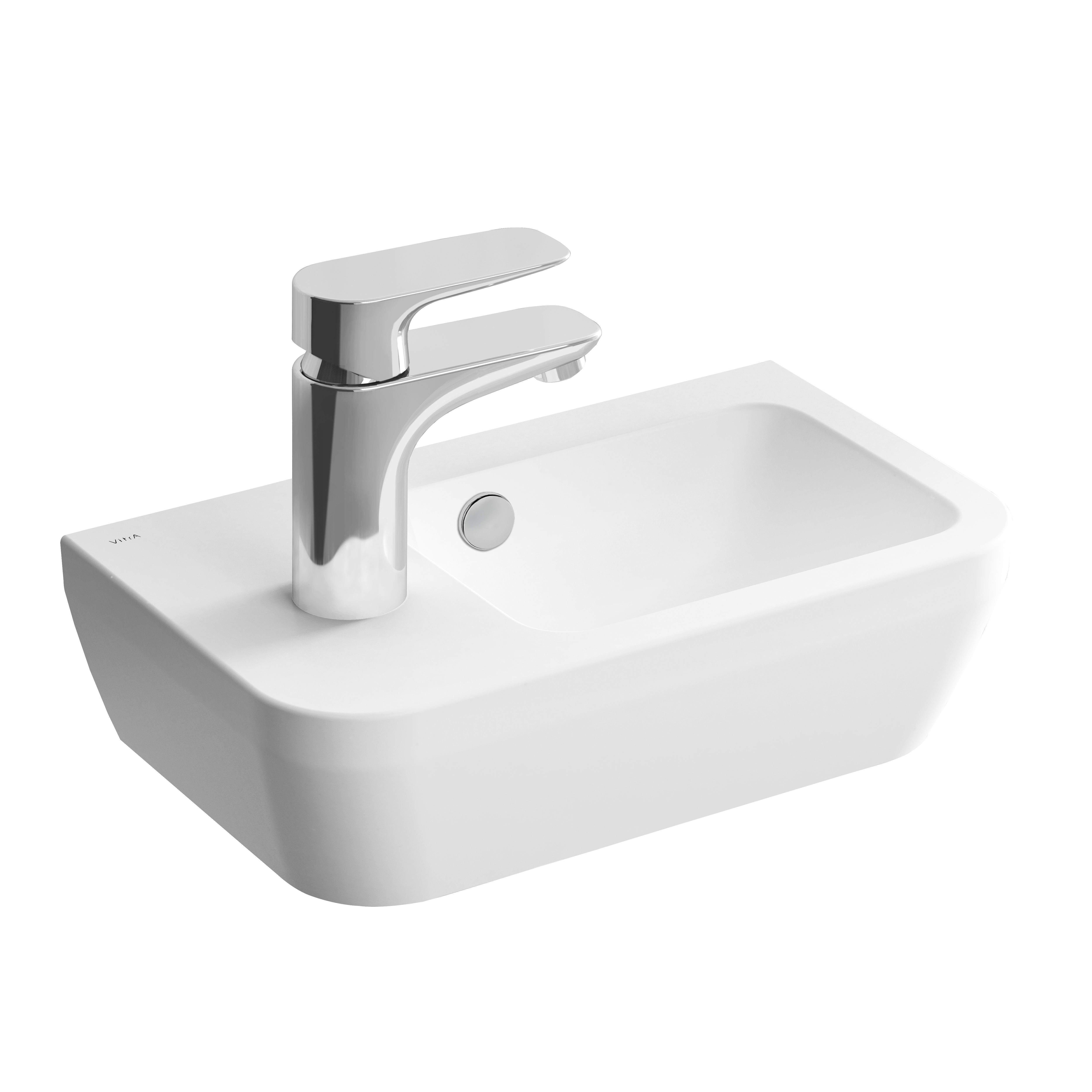 Integra Compact Washbasin - 37cm - White