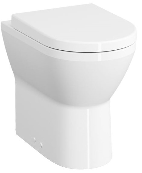 Integra Rim-ex Floor-Standing WC Pan & Seat 54 cm, White