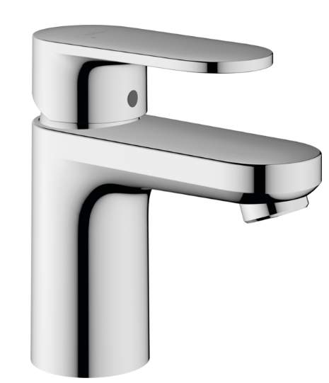Vernis Blend Single lever basin mixer 100 without waste set - chrome