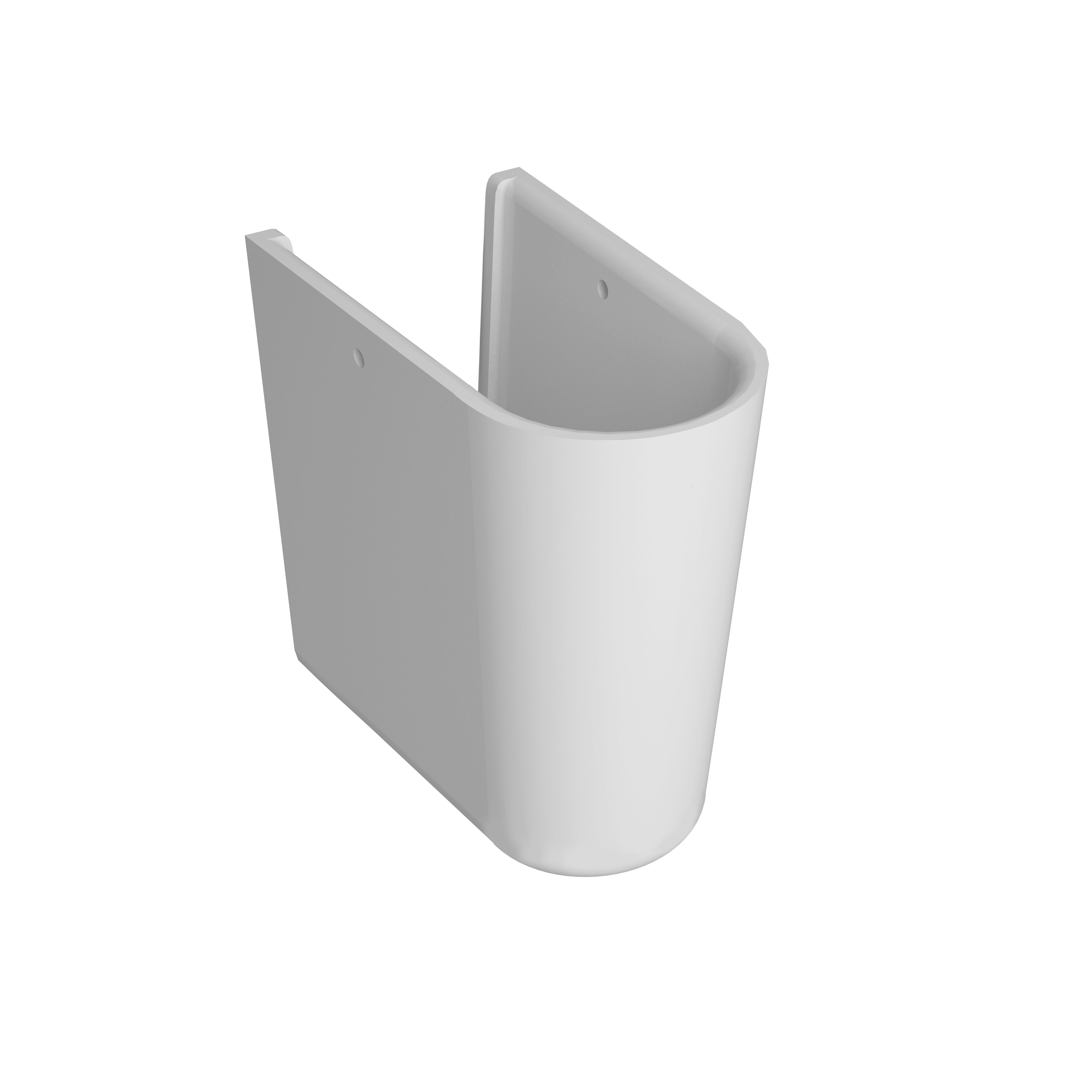Zentrum Half Pedestal - White