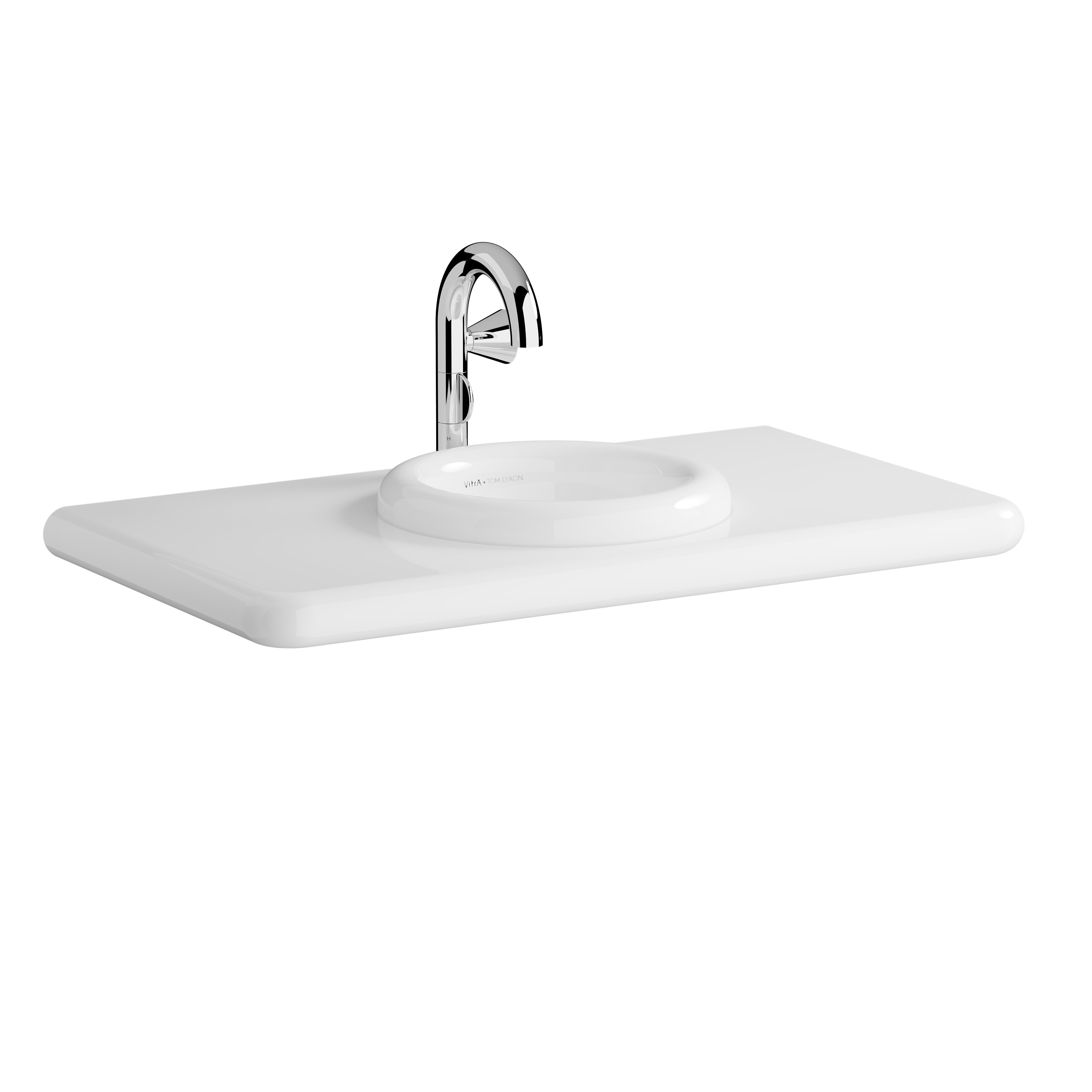 Liquid Ceramic Counter - White