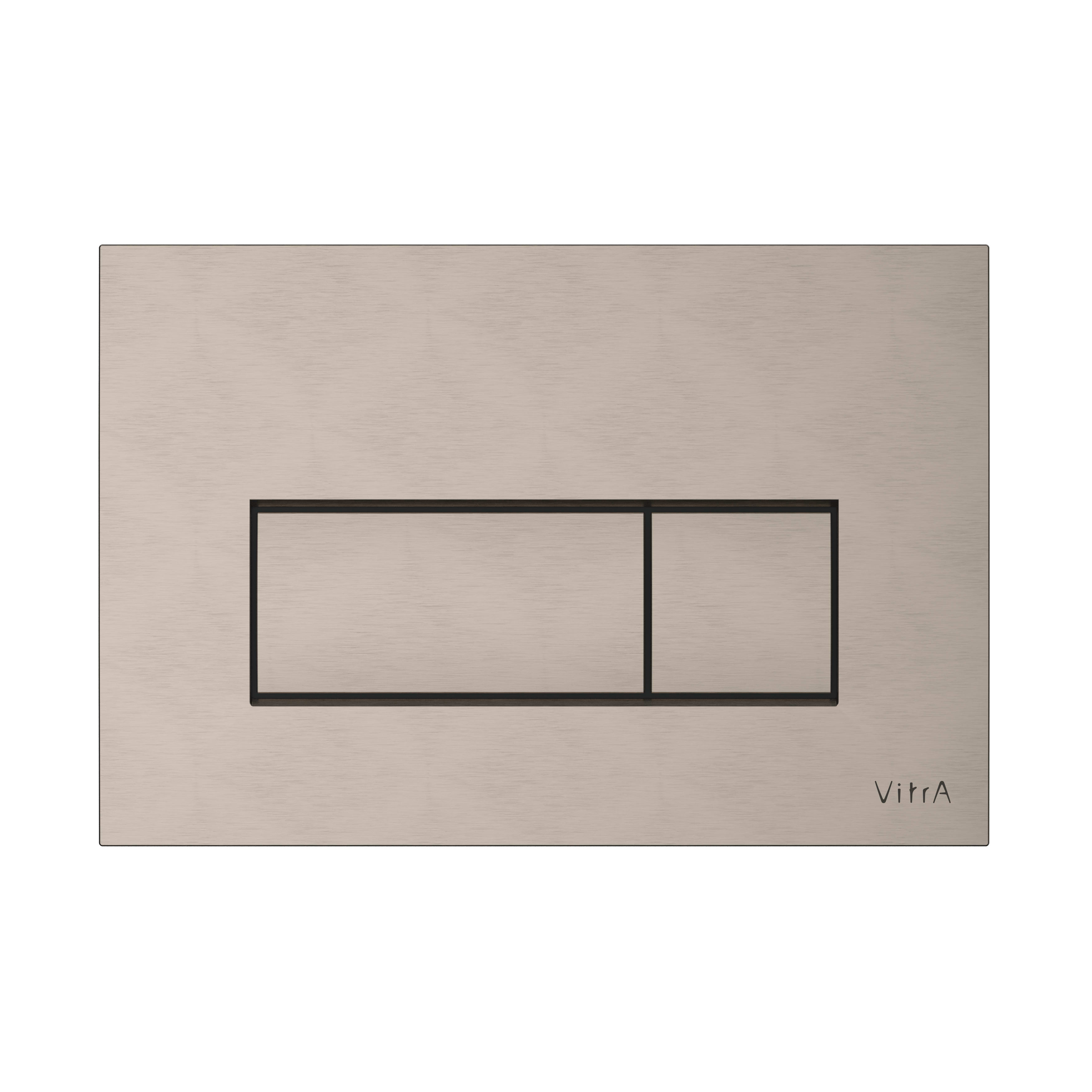 Loop Square Flush Plate - Brushed Nickel