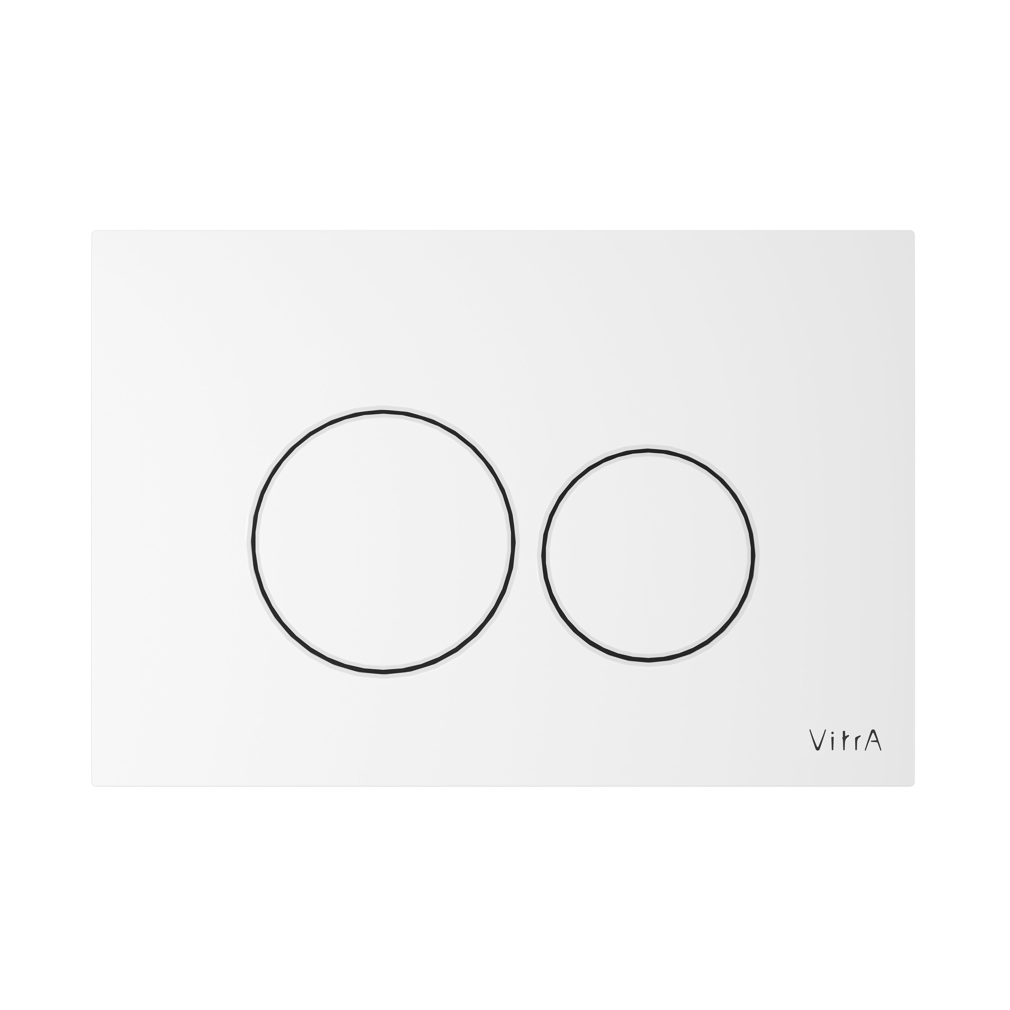 Origin Flush Plate - Glossy white