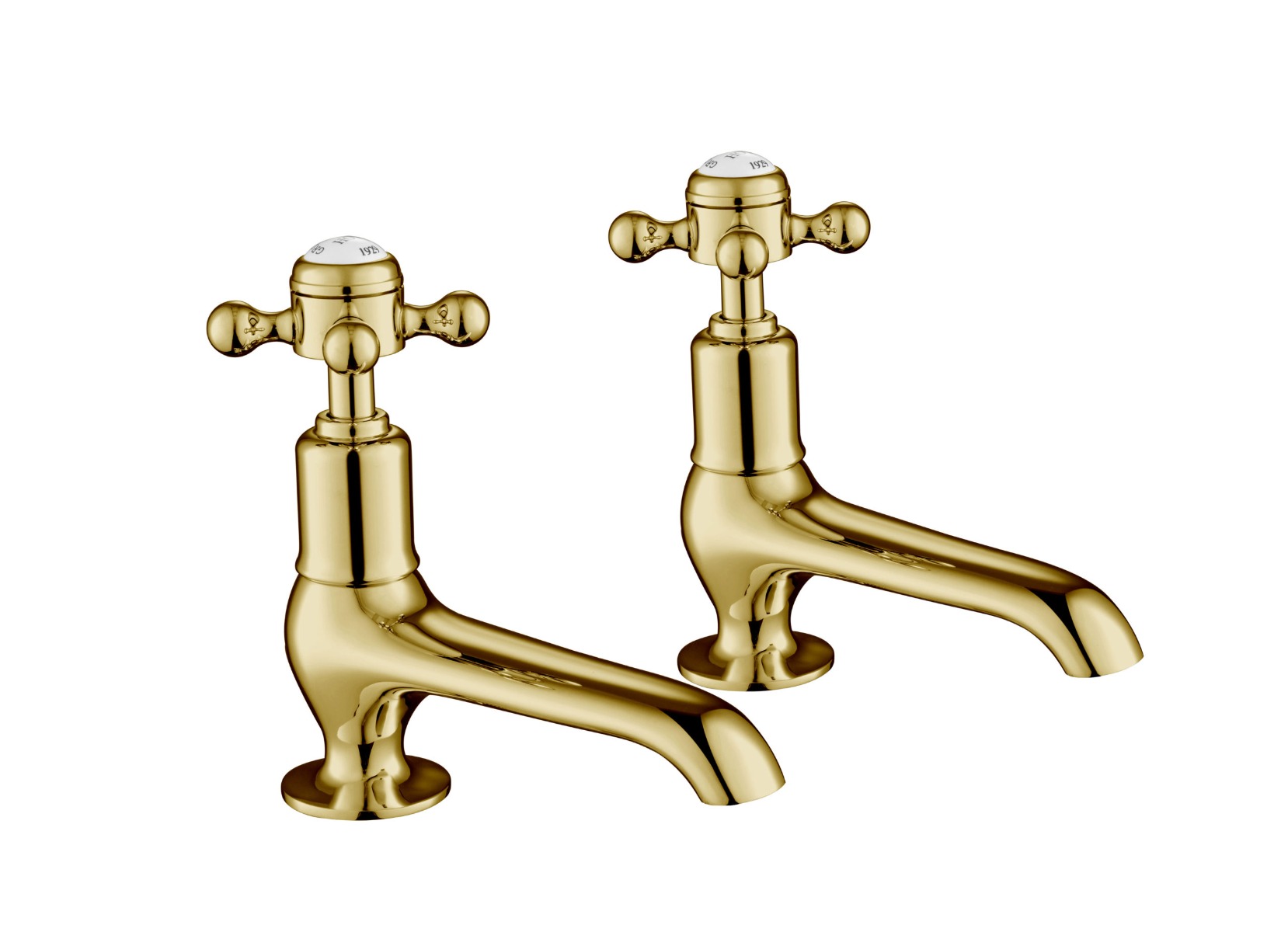 JTP - Grosvenor Cross Long Nose Basin Taps 76011G
