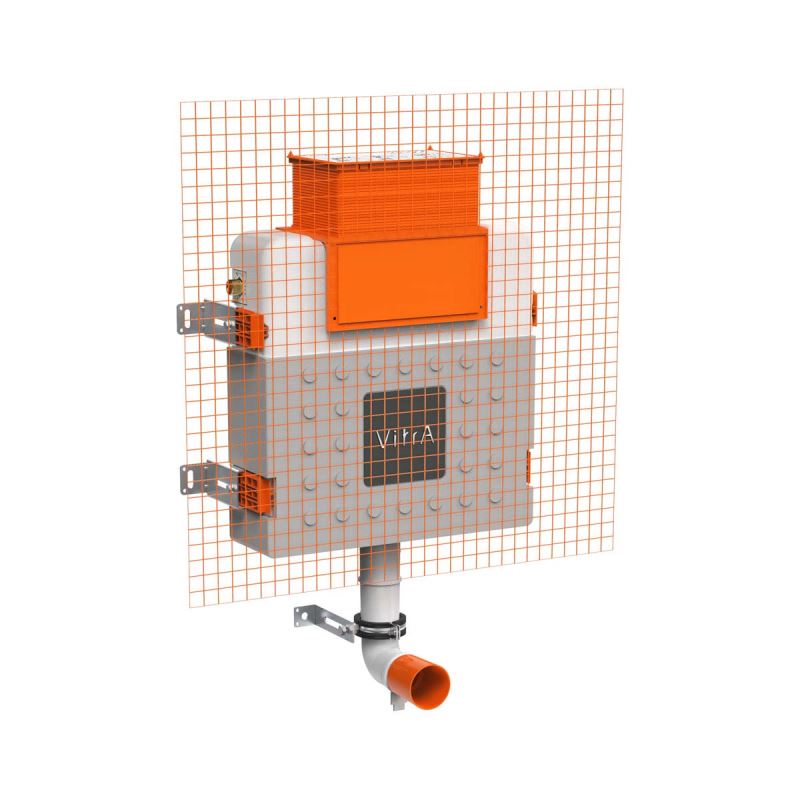 Reduced-Height Concealed Cistern for Back-to-Wall WCs 98cm, 3/6 litre