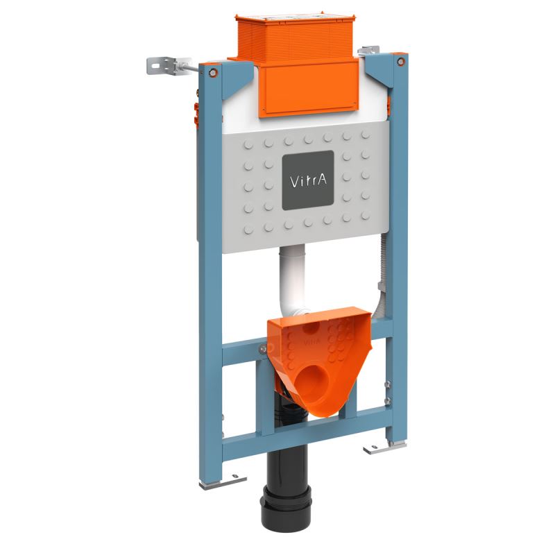 Reduced-Height Frame, Floor and Wall Fixation 98cm, 3/6 litre