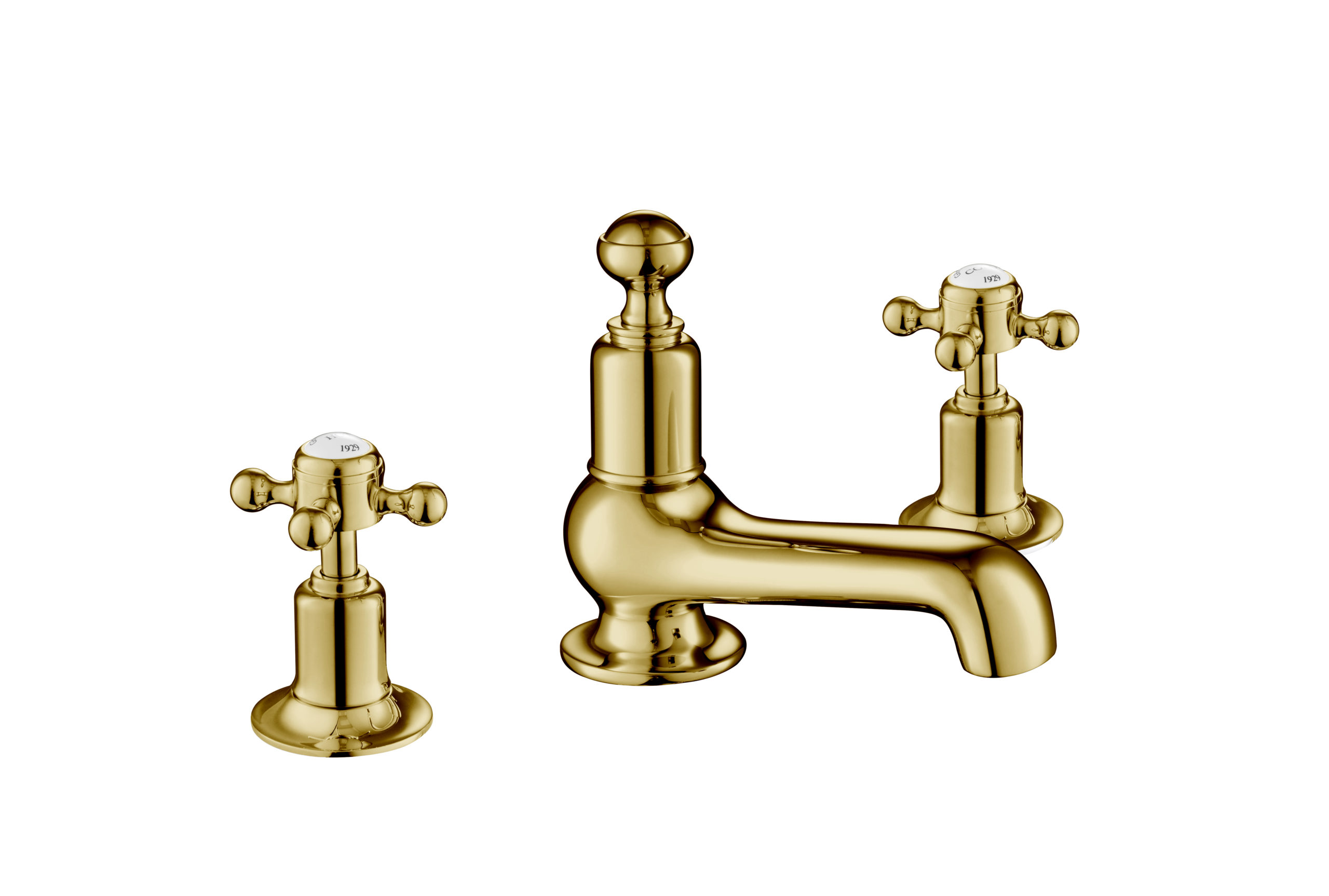 JTP - Grosvenor Cross 3 Hole Basin Mixer