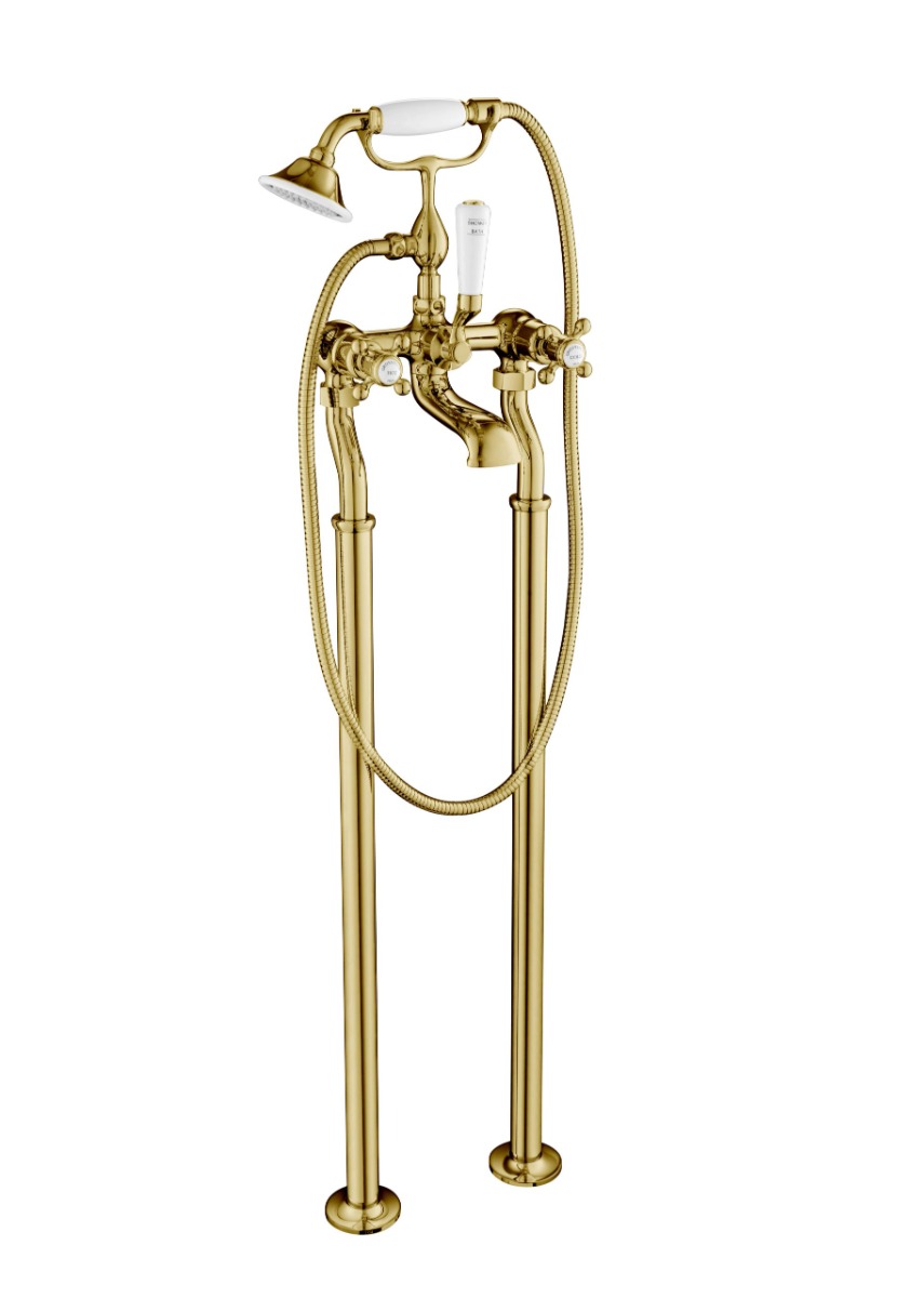 Grosvenor Freestanding Bath Shower Mixer With Kit 76275FSG
